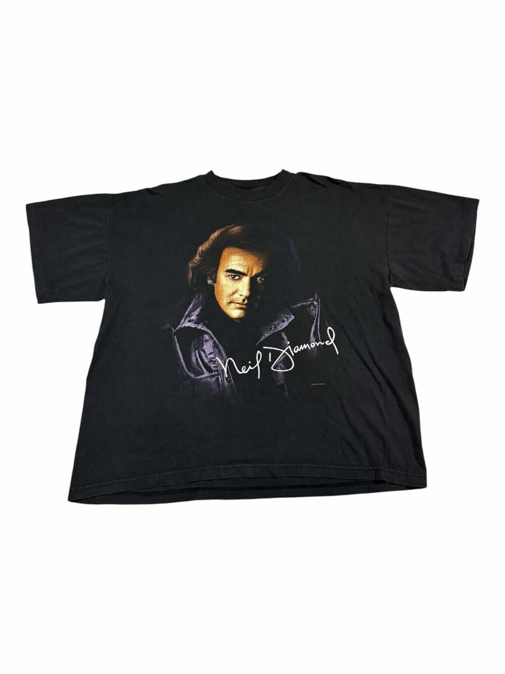 Vintage 1996 Neil Diamond Tour T Shirt XL USA Single Stitch 90s Concert Tee